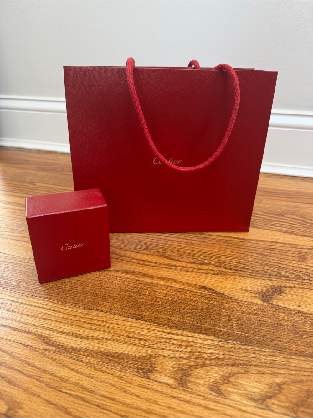 cartier box & gift bag